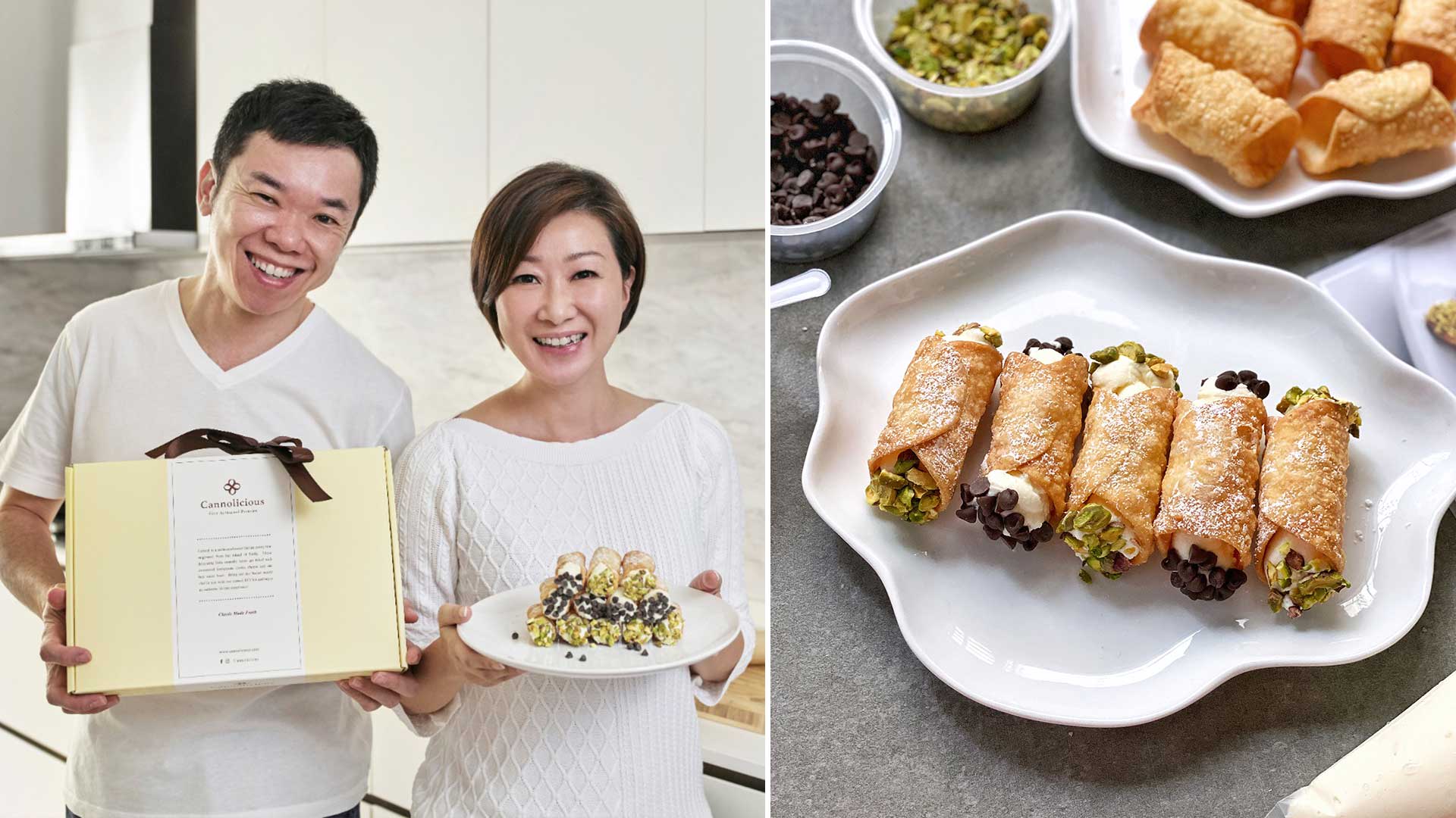 Retrenched CEO Starts Home-Based Biz Selling DIY Cannoli Kits With Hawker Husband