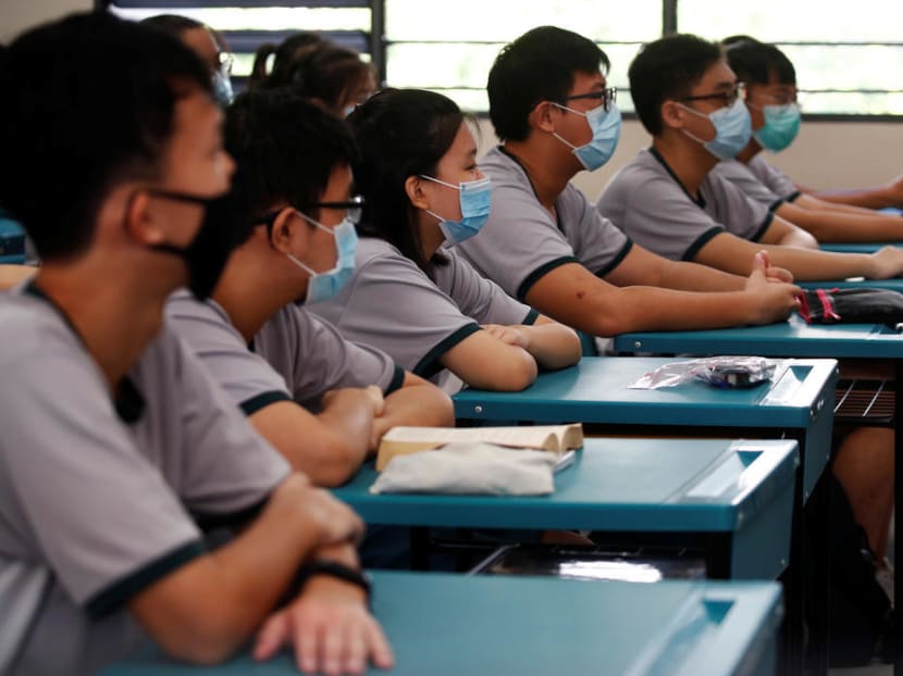 All students and staff members must wear masks, and not face shields, when in school and on campus, unless they are not able to due to special needs or medical conditions, the Ministry of Education said. All students and staff members must wear masks, and not face shields, when in school and on campus, unless they are not able to due to special needs or medical conditions, the Ministry of Education said.