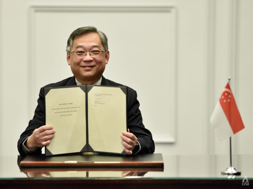 Singapore signs US-led pact on space exploration Singapore signs US-led pact on space exploration