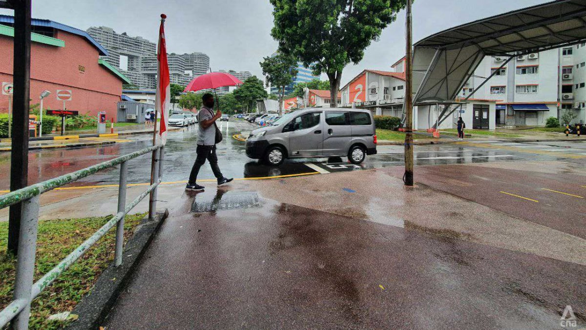 Hujan deras yang meluas di sebagian besar wilayah Singapura selama sisa bulan November