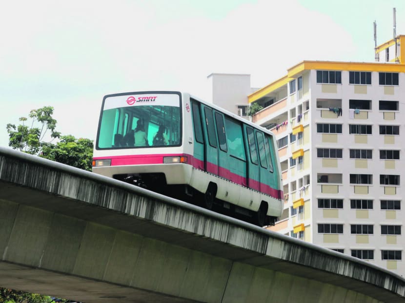 The lack of detection measures on the driverless Bukit Panjang LRT network — which includes Fajar station — came under the spotlight during a Coroner’s Inquiry on Wednesday into the death of a man who fell onto the tracks there in March and was run over by two trains. TODAY file photo