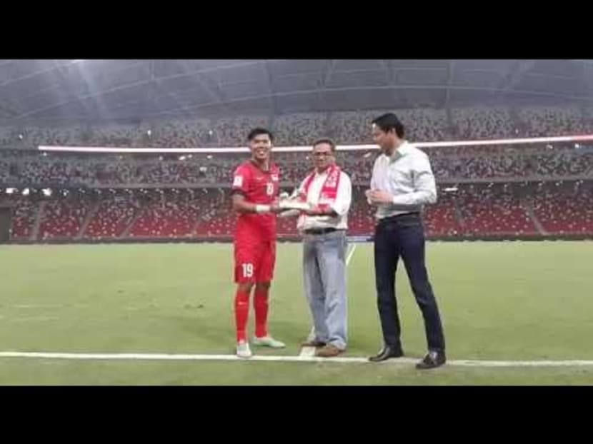 Lions striker Khairul Amri enters centurion club