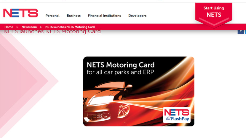 NETS introduces new NETS Motoring card, aims to 'eventually replace' CashCard