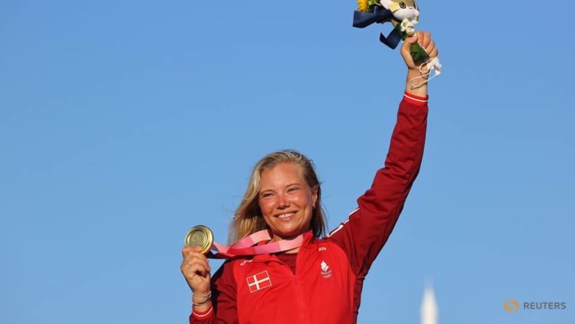 Olympics-Sailing-Team helps Rindom rebound to win Laser sailing gold Olympics-Sailing-Team helps Rindom rebound to win Laser sailing gold