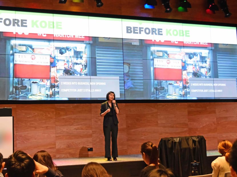 The author speaking at a 2017 DBS event on digital marketing strategies held at the Google's regional headquarters in Singapore.