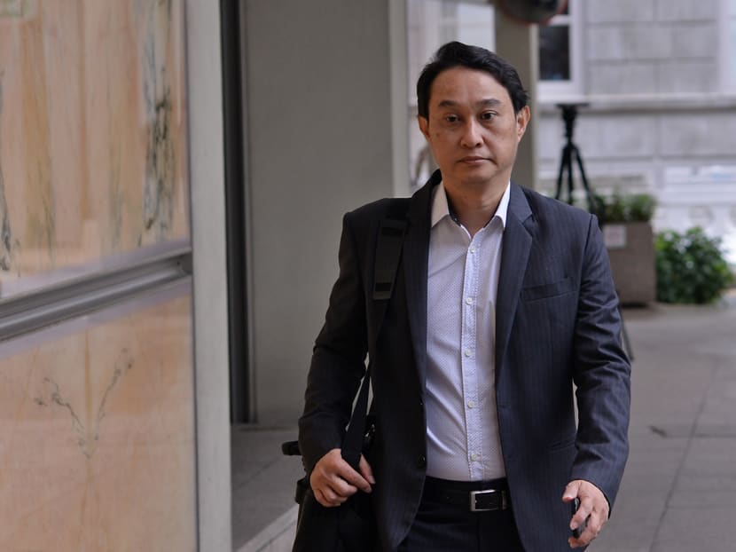 Former City Harvest Church fund manager Chew Eng Han turning up in court to appeal against his conviction and sentences on Friday (Sept 16). Photo: Robin Choo/TODAY.