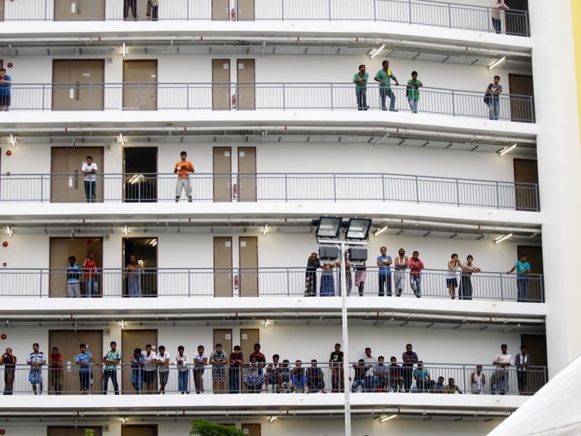 A foreign worker dormitory located at Mandai Estate. TODAY file photo A foreign worker dormitory located at Mandai Estate. TODAY file photo