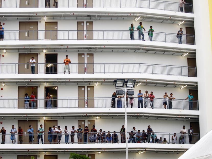 A foreign worker dormitory located at Mandai Estate. TODAY file photo