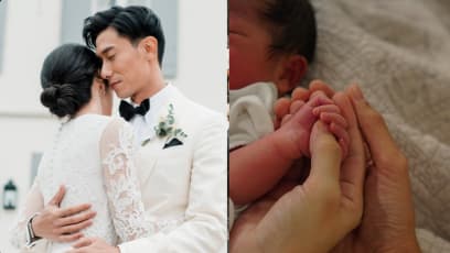 Desmond Tan & Wife Welcome Baby Girl A Week Before Expected Due Date; Wife’s Contractions Started When They Were Out Having Dinner
