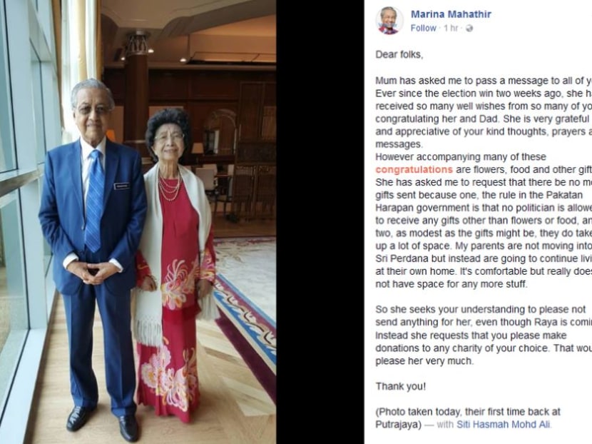 Stop the congratulatory gifts, thanks: Dr Siti Hasmah