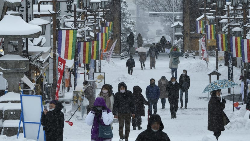 Sistem pengangkutan Jepun terjejas dek salji lebat, angin kencang 