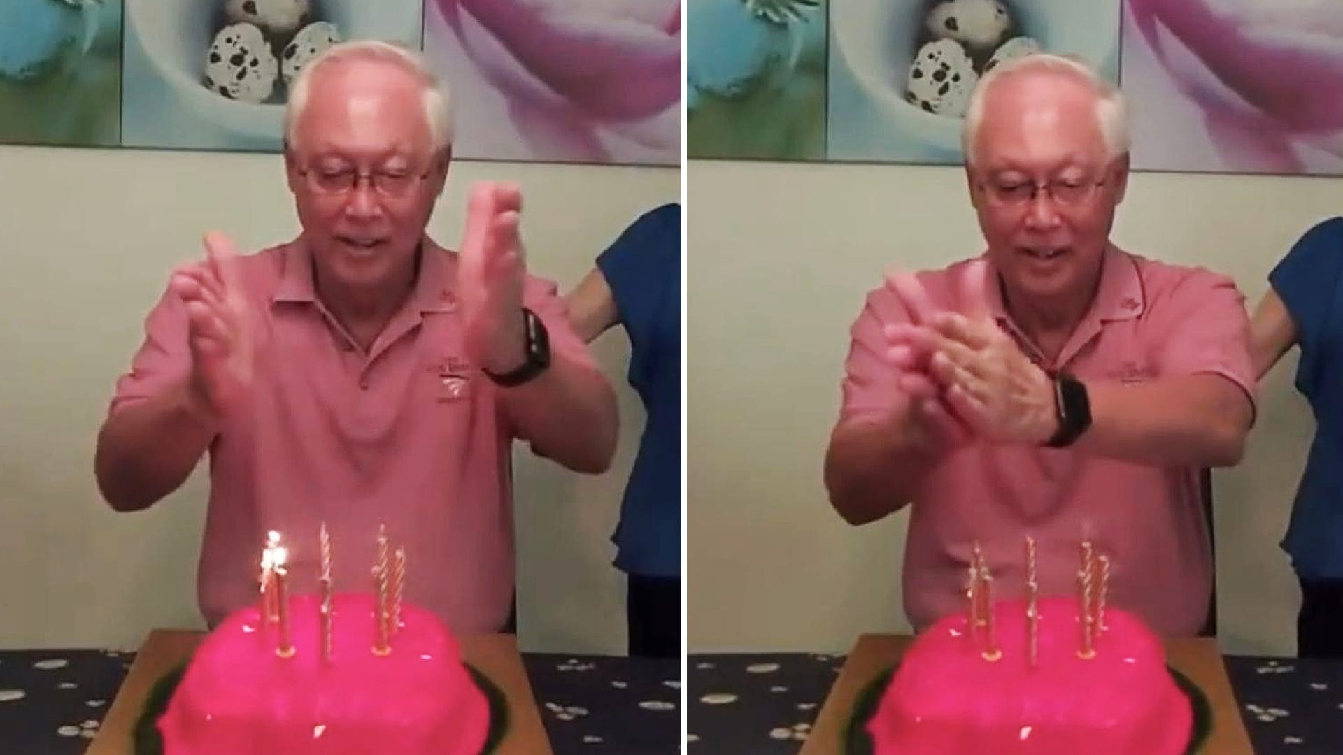 ESM Goh Chok Tong Clapping Out Birthday Candles Is A Whole Mood ESM Goh Chok Tong Clapping Out Birthday Candles Is A Whole Mood