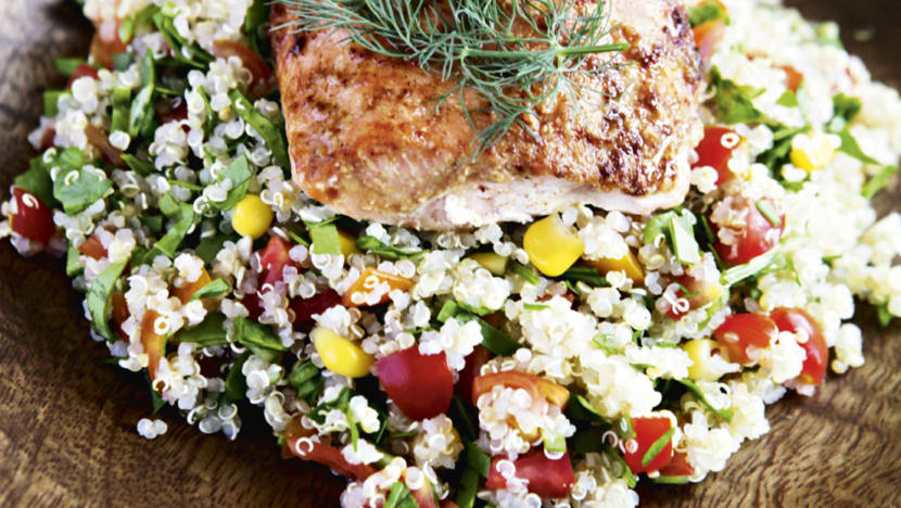 Salmon Quinoa Salad — The Healthy Lunch You Can Prep Ahead Salmon Quinoa Salad — The Healthy Lunch You Can Prep Ahead