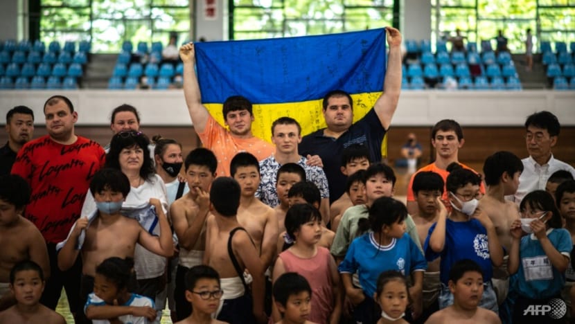 Far from war, Ukraine sumo team train for global glory in Japan Far from war, Ukraine sumo team train for global glory in Japan