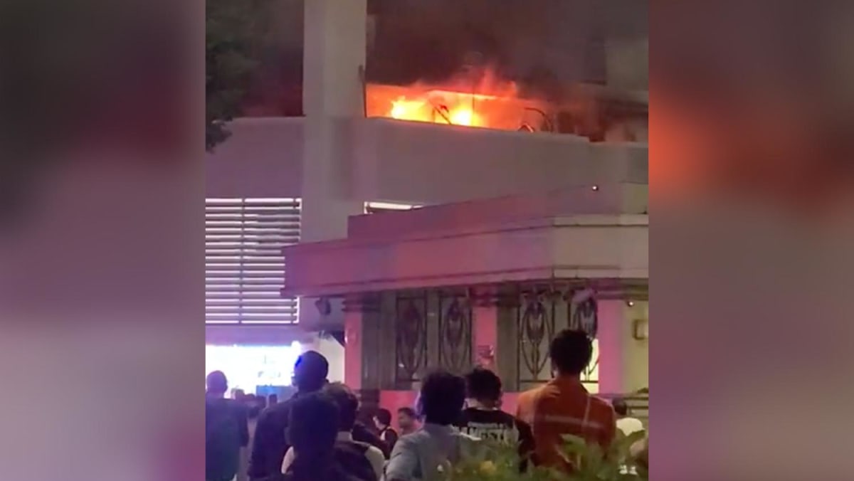 1 man taken to hospital, 20 residents evacuated after fire erupts in Little India HDB flat
