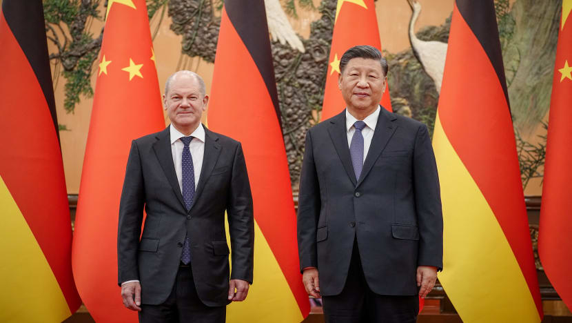 Canselor Jerman bincang soal Ukraine semasa lawatan pertama ke China