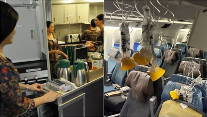 cabin crew passengers turbulence sq321