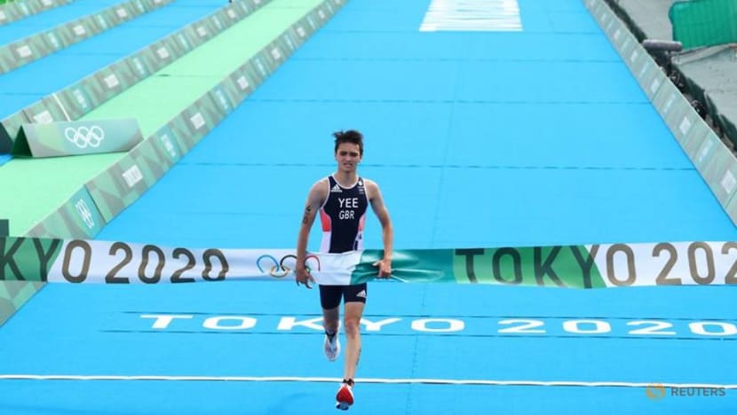 Olympics-Triathlon-Britain win mixed relay gold Olympics-Triathlon-Britain win mixed relay gold