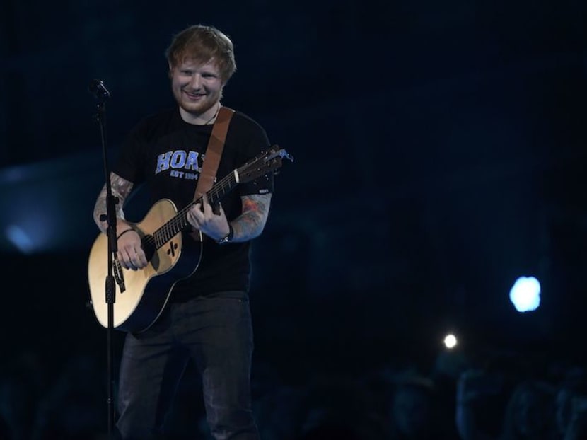 Ed Sheeran played to a sold-out concert in Singapore over the weekend. REUTERS file photo.