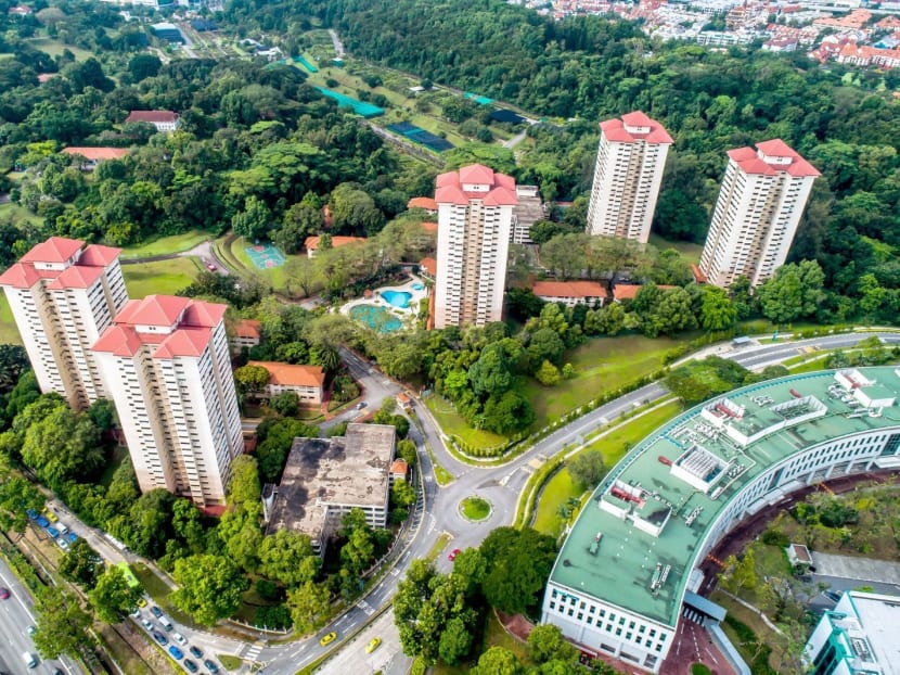 A spate of en-bloc sales this week,or redevelopment deals in which a group of owners band together to sell apartment blocks at a hefty premium, has buoyed market sentiment that the property sector is poised for a rebound. Photo: Knight Frank