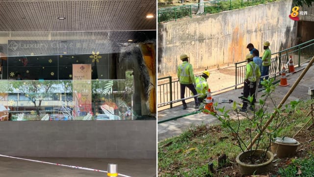 【精选新闻】唐城坊名牌包店失火 女子疑为拔药草跌入水沟