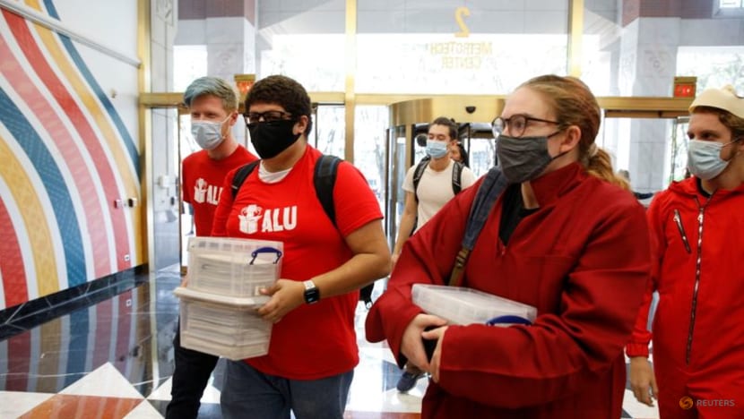 Amazon's Staten Island warehouse workers file petition for union election Amazon's Staten Island warehouse workers file petition for union election