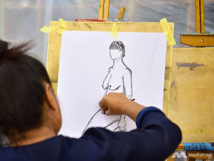 Nude art models in Guiyang