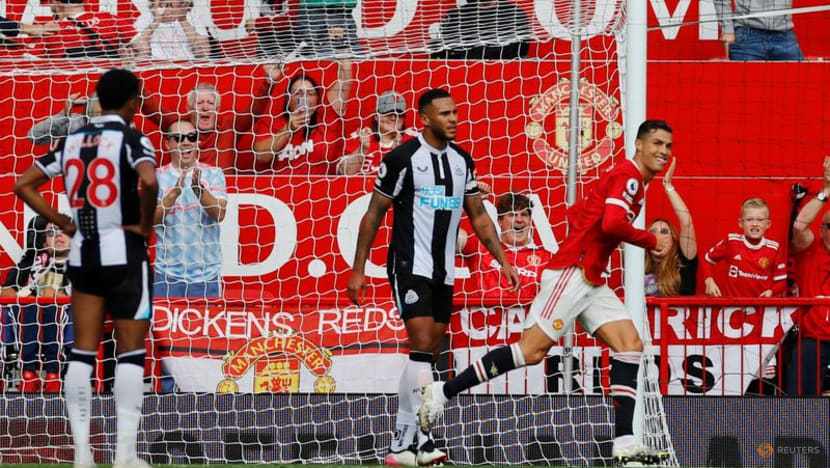 Football:
Ronaldo debut double as Man Utd thrash Newcastle to go top Football:
Ronaldo debut double as Man Utd thrash Newcastle to go top