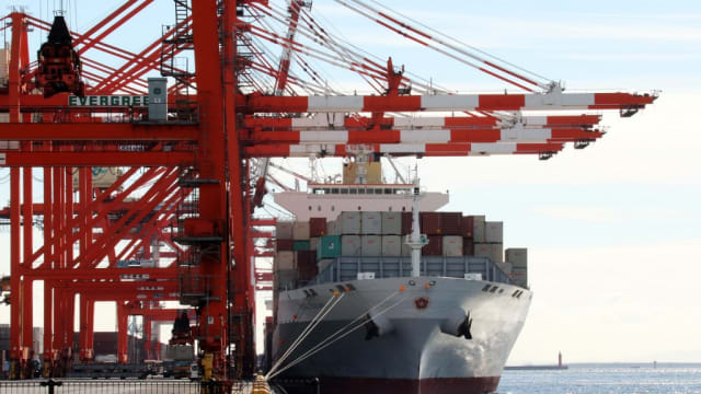 日本3月出口表现扭转劣势 年比扩张16.1%