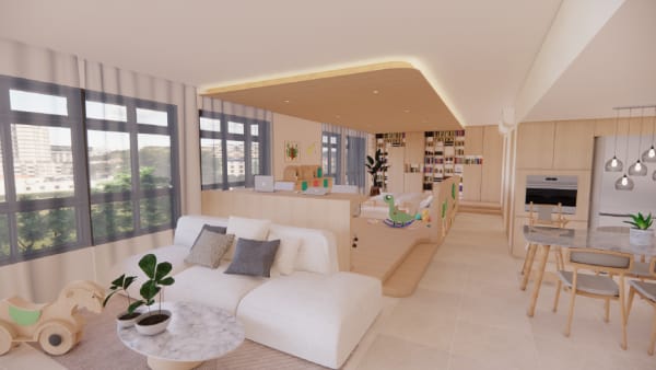 HDB to pilot new open-concept layout for flats, without walls separating living and bedroom spaces - Vimarsana News