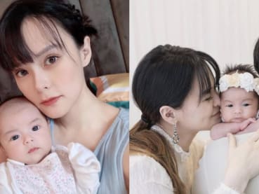 Actress Jayley Woo’s baby daughter is absolutely adorable in recent selfie