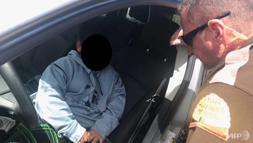 Five-year-old pulled over in US while driving to California Five-year-old pulled over in US while driving to California