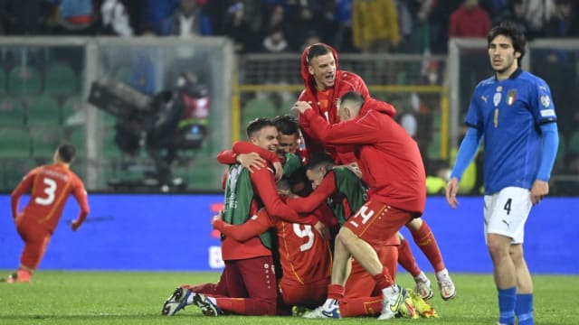 爆冷！意大利被北马其顿绝杀 连续两届无缘世界杯