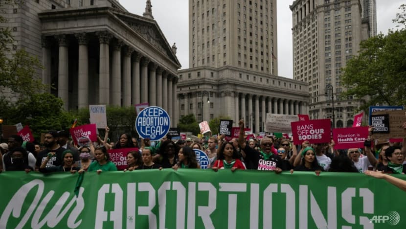 'My body my choice': Thousands rally across US for abortion rights