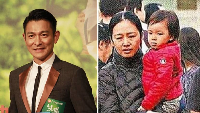 Andy Lau’s 3-year-old suffers stage fright at fan-meet