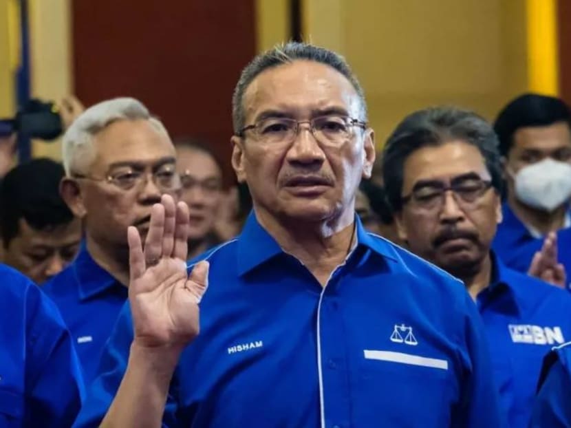 Defecting would automatically disqualify Mr Hishammuddin Hussein as the Sembrong MP.