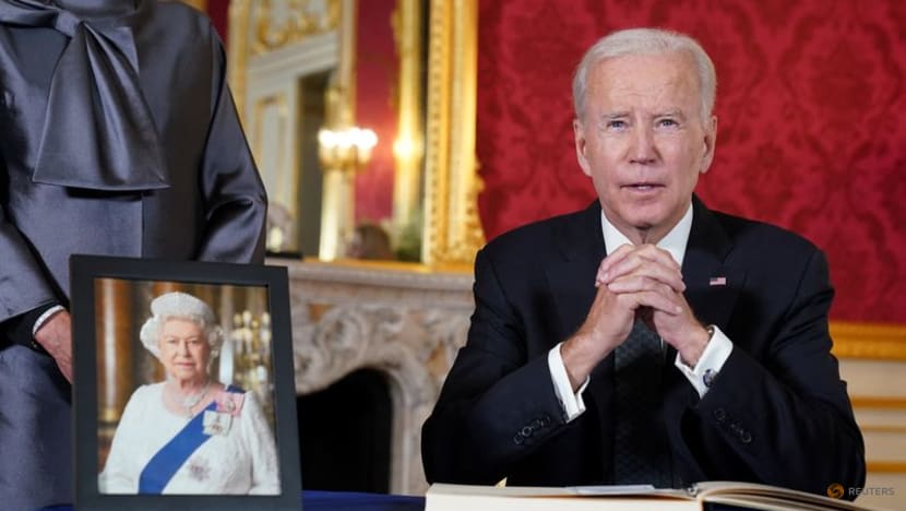 Biden pays respects to 'honourable' Queen Elizabeth before funeral