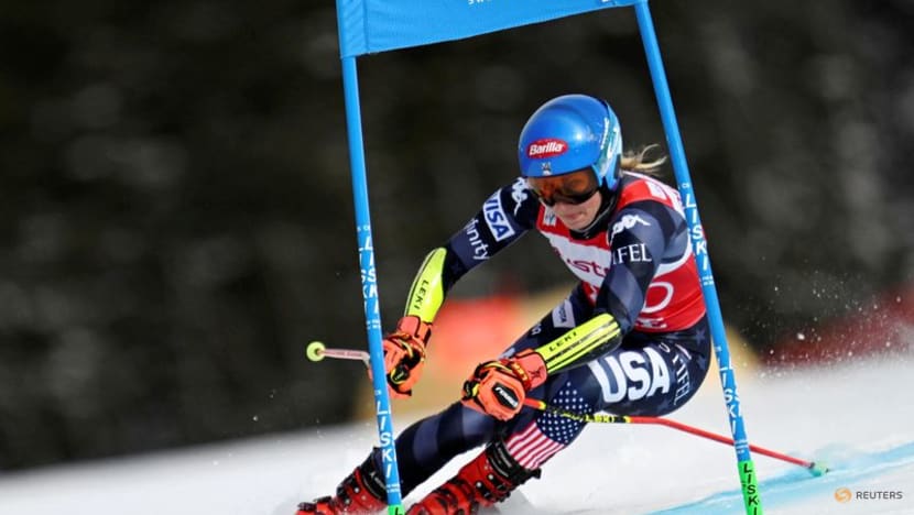 Alpine skiing-Shiffrin heading for record win after 'pretty perfect' run Alpine skiing-Shiffrin heading for record win after 'pretty perfect' run