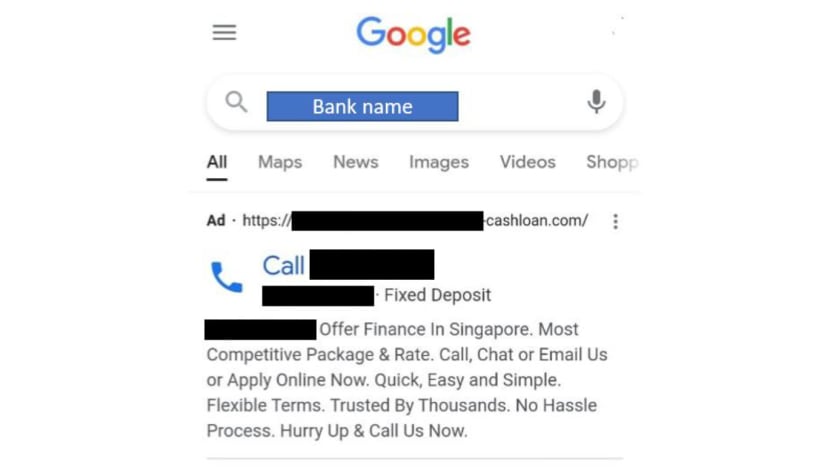 Half a million dollars lost to scammers spoofing bank hotlines on Google ads: Police Half a million dollars lost to scammers spoofing bank hotlines on Google ads: Police