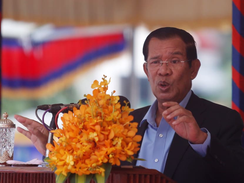 Cambodia's Prime Minister Hun Sen. Cambodia's Prime Minister Hun Sen.