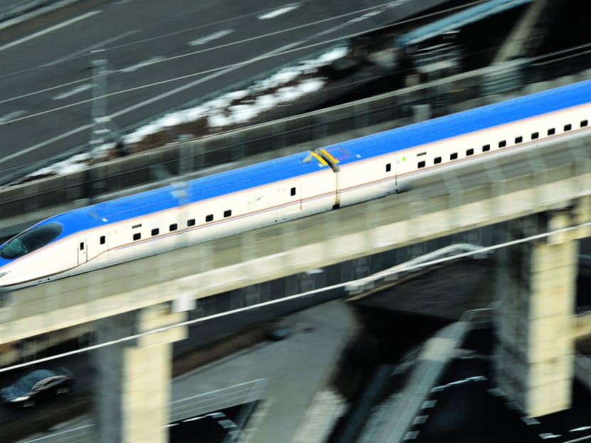 The Hokuriku shinkansen service.