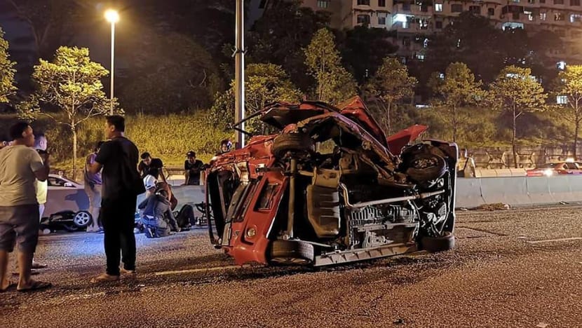 Baby killed, parents severely injured in Johor car accident Baby killed, parents severely injured in Johor car accident