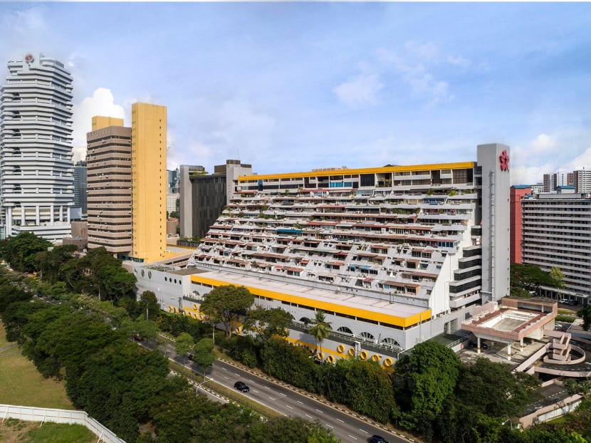 Golden Mile Complex, located along Beach Road and Nicoll Highway, is recognisable by its signature step-terraced facade.
