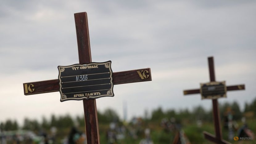 Ukraine's Bucha buries bodies of unidentified victims of Russian occupation Ukraine's Bucha buries bodies of unidentified victims of Russian occupation