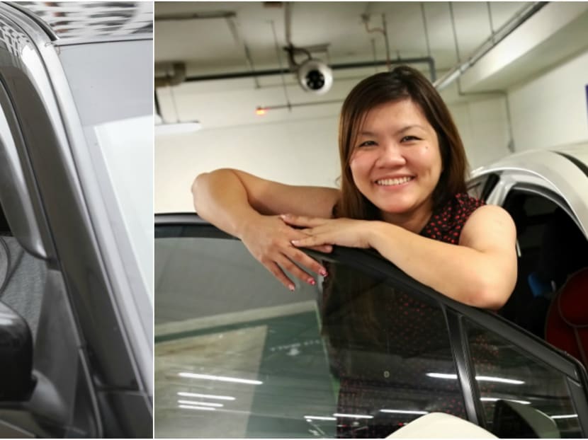 Mr Jason Teo (left) drives Grab part-time to supplement his family’s expenses, while Ms Chen Roujie turned full-time nine months after she started driving for the firm. She now earns about S$6,000 a month. Photos: Wee Teck Hian and Nuria Ling