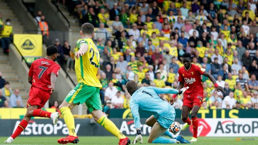 Football: Sarr double for Watford leaves Norwich winless in Premier League Football: Sarr double for Watford leaves Norwich winless in Premier League