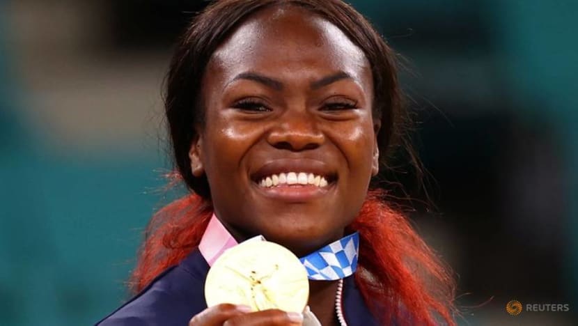 Olympics-Judo-Frenchwoman Agbegnenou wins women's - 63 kg gold in Tokyo Olympics-Judo-Frenchwoman Agbegnenou wins women's - 63 kg gold in Tokyo