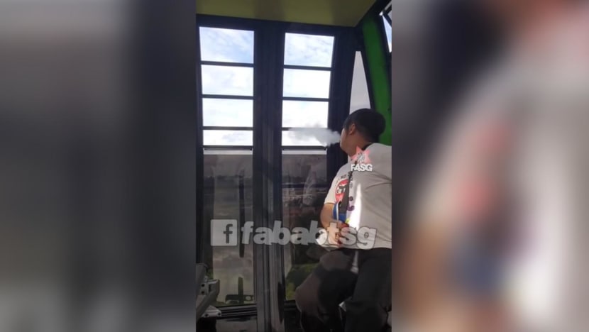 Police report lodged after teens seen smoking, vaping in Sentosa cable car