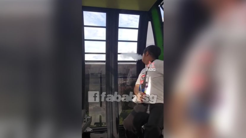 'Teens' smoking, vaping in Sentosa cable car were 24-year-old men; assisting authorities in investigations 'Teens' smoking, vaping in Sentosa cable car were 24-year-old men; assisting authorities in investigations