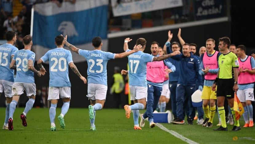 Immobile penalty sends Lazio into third with win over Udinese